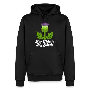 Schotten, Schottland, Schottisch - Männer Premium Bio Hoodie - Schwarz - Vorne - Nico (187cm)