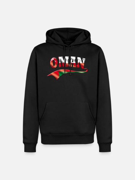 Oman - Men’s Premium Organic Hoodie - black