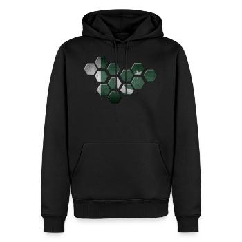 Pakistan - Men’s Premium Organic Hoodie - black - Front - Nico (187cm)