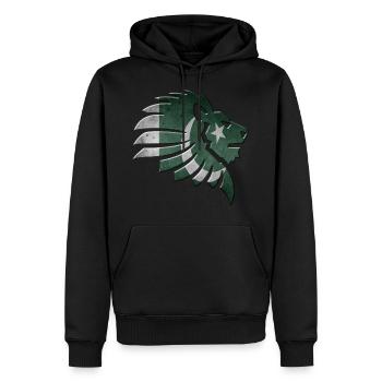 Pakistan - Sweat à capuche Premium bio Homme - noir - Devant - Nico (187cm)