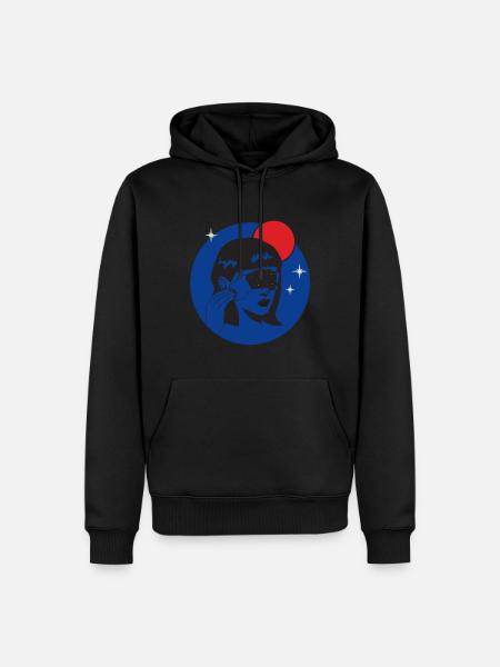"PHOTON" - Quantenbeobachter, Quantenphysik Nerd - Männer Premium Bio Hoodie - Schwarz