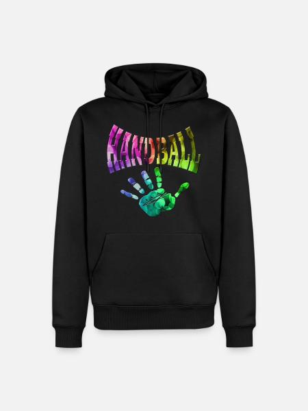 handball - Men’s Premium Organic Hoodie - black