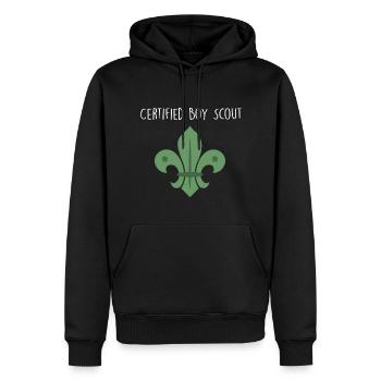Certified Boy Scout Scout - Men’s Premium Organic Hoodie - black - Front - Nico (187cm)