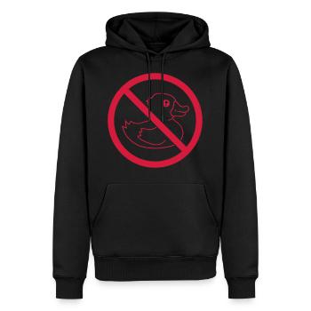 zone verboten schild symbol zeichen keine quietsch - Männer Premium Bio Hoodie - Schwarz - Vorne - Nico (187cm)