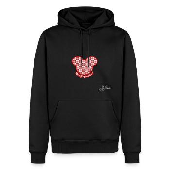 Christmas Christmas Christmas Christmas - Men’s Premium Organic Hoodie - black - Front - Nico (187cm)