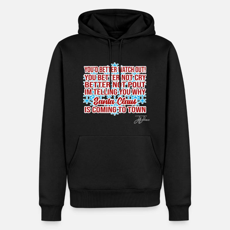 Noël Noël Noël Noël - Sweat à capuche Premium bio Homme - noir