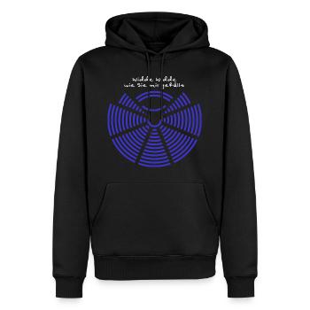 Wie sie mir gefällt Europaparlament Tribial - Männer Premium Bio Hoodie - Schwarz - Vorne - Nico (187cm)