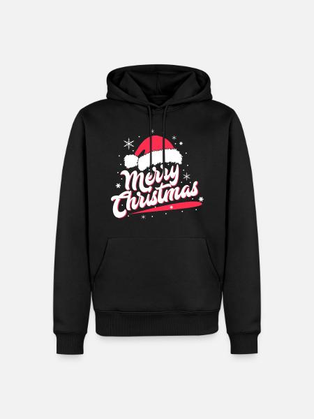 Merry Christmas - Men’s Premium Organic Hoodie - black
