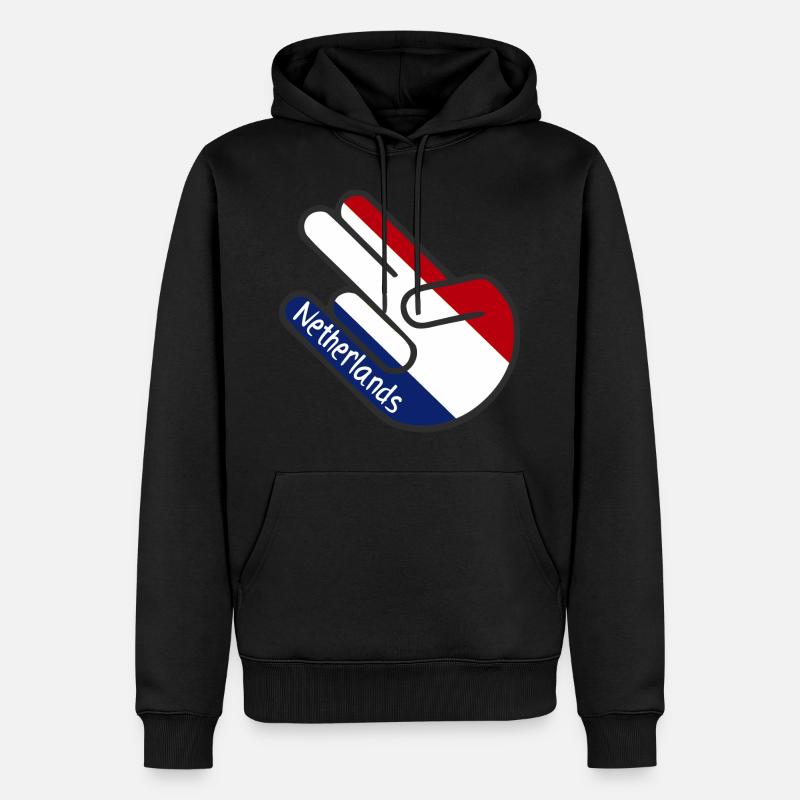 Cadeau Pays-Bas Shocker - Sweat à capuche Premium bio Homme - noir