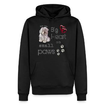 Shih Tzu shirt and accessories - Men’s Premium Organic Hoodie - black - Front - Nico (187cm)