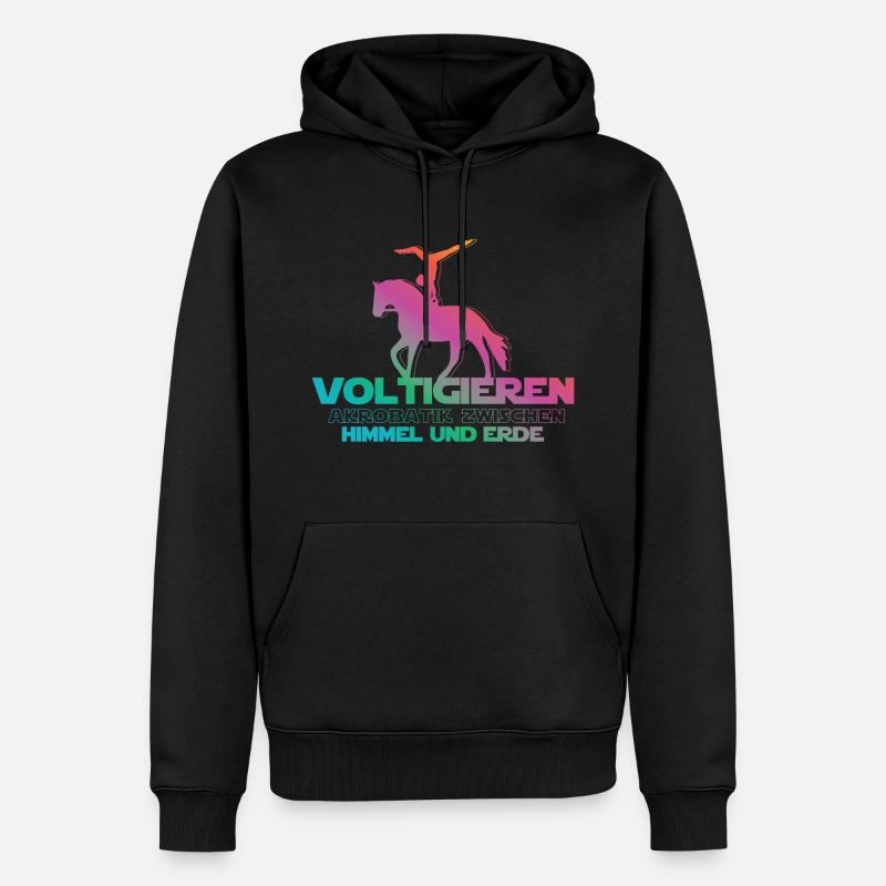 Voltigage - Sweat à capuche Premium bio Homme - noir