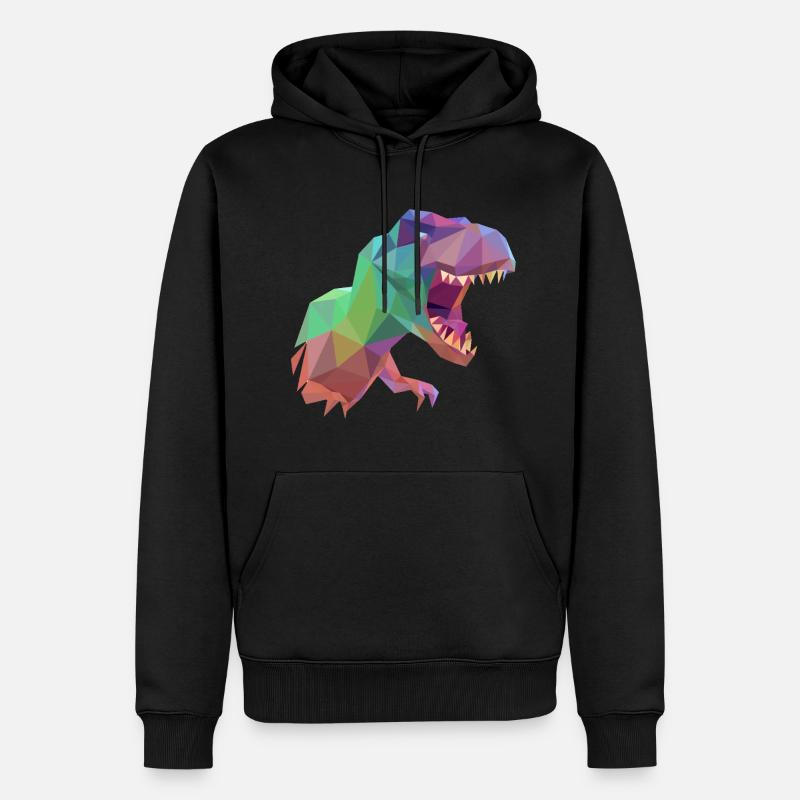 T Rex - Men’s Premium Organic Hoodie - black