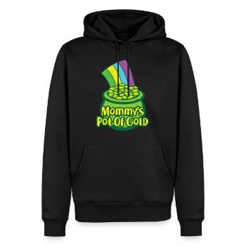 Or St. Patricks Cadeau De La Saint Maman Maman Maman - Sweat à capuche Premium bio Homme - noir - Devant - Nico (187cm)