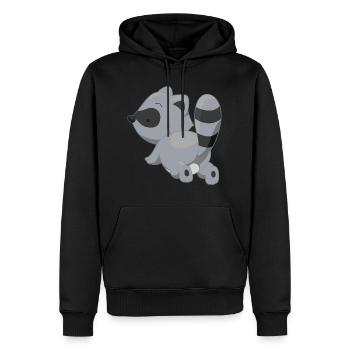 Funny skunk gift for Mom's Girlfriend Kid - Men’s Premium Organic Hoodie - black - Front - Nico (187cm)