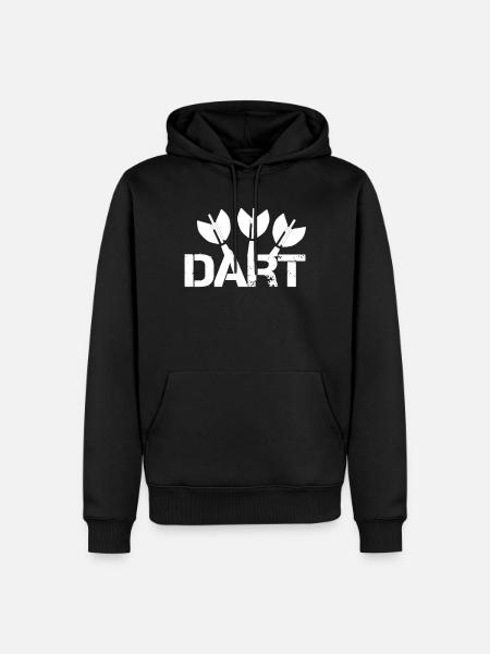 Dart arrow - Men’s Premium Organic Hoodie - black
