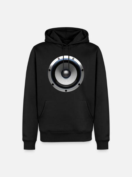Speakers - Men’s Premium Organic Hoodie - black