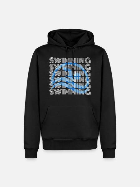 swim - Men’s Premium Organic Hoodie - black