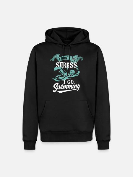 swim - Men’s Premium Organic Hoodie - black