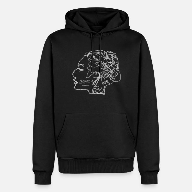 Rupi Kaur Licht - Männer Premium Bio Hoodie - Schwarz