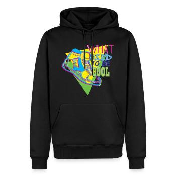Années 90 Années 90 Années 90 Idée cadeau de jouet pour enfant - Sweat à capuche Premium bio Homme - noir - Devant - Nico (187cm)