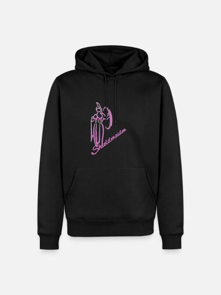 Shieldmaiden - Männer Premium Bio Hoodie - Schwarz
