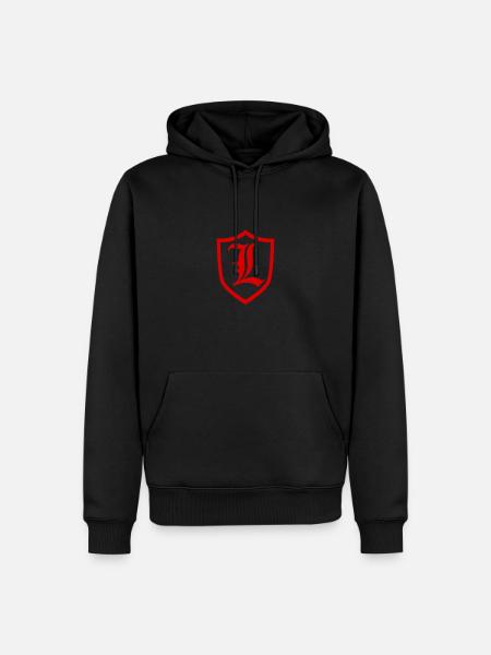 L pour Lucifer - Sweat à capuche Premium bio Homme - noir