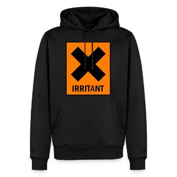 Irritant: Für die irritierendste Person, die Sie kennen - Männer Premium Bio Hoodie - Schwarz - Vorne - Nico (187cm)