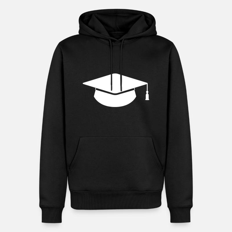 Clôture - Sweat à capuche Premium bio Homme - noir
