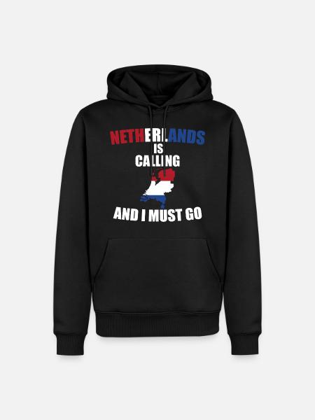 Netherlands - Men’s Premium Organic Hoodie - black