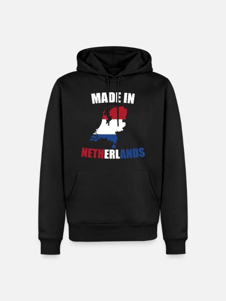 Netherlands - Men’s Premium Organic Hoodie - black