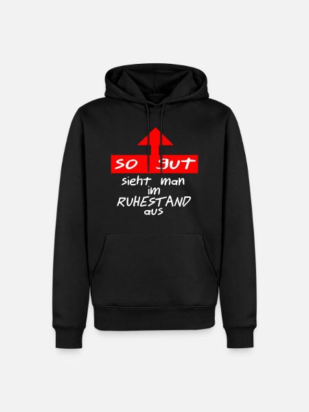 retirement - Men’s Premium Organic Hoodie - black