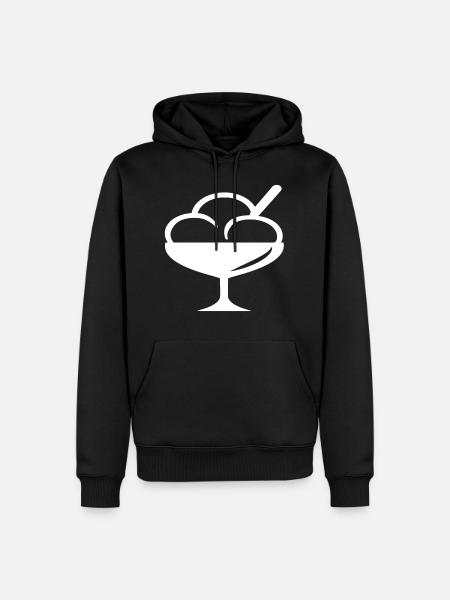 sundae - Men’s Premium Organic Hoodie - black