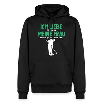 lustiges Gartenarbeit Garten Liebhaber Geschenk - Männer Premium Bio Hoodie - Schwarz - Vorne - Nico (187cm)