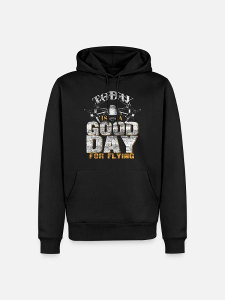 Cadeau de Drone - Sweat à capuche Premium bio Homme - noir