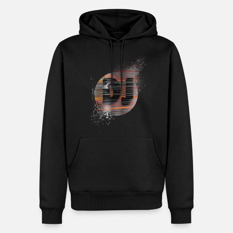 DJ Xplode - Männer Premium Bio Hoodie - Schwarz