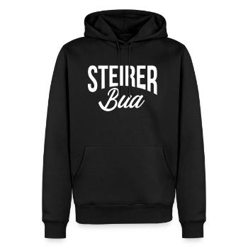 Steiermark Geschenk Steirer für Österreich patriot - Männer Premium Bio Hoodie - Schwarz - Vorne - Nico (187cm)