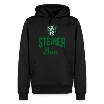 Steiermark Steirer - Männer Premium Bio Hoodie - Schwarz - Vorne - Nico (187cm)