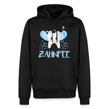 Zahn und Zahnarzt Zahnfee Geschenk mit magisch - Männer Premium Bio Hoodie - Schwarz - Vorne - Nico (187cm)
