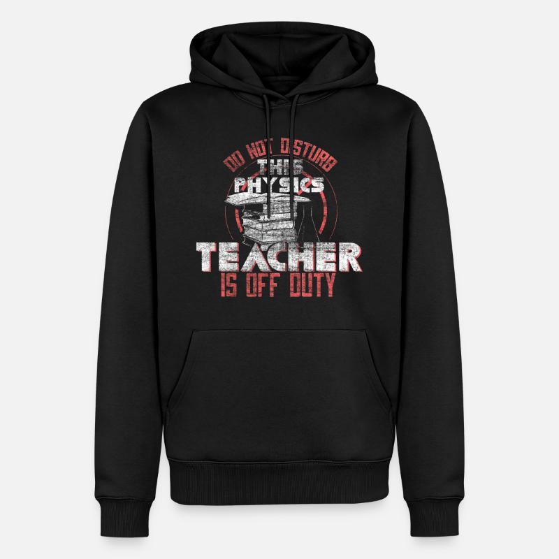 Physik Lehrer - Sweat à capuche Premium bio Homme - noir