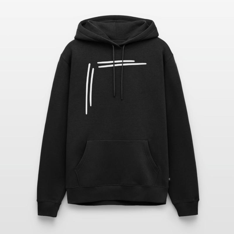 angular frame corner Vector Men’s Premium Organic Hoodie