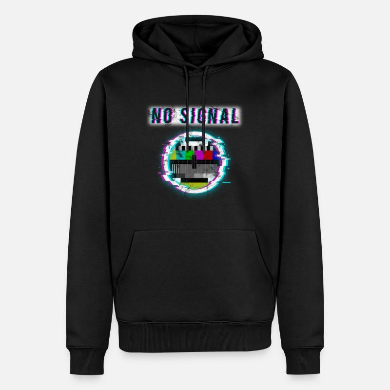 Modèle de test - Sweat à capuche Premium bio Homme - noir