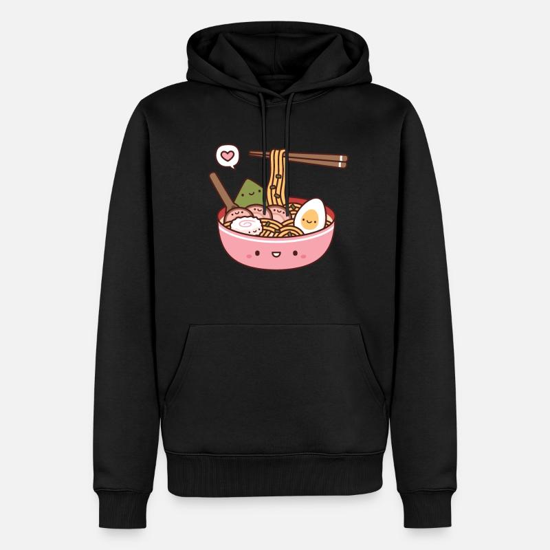 Ramen Japanese Noodle - Sweat à capuche Premium bio Homme - noir