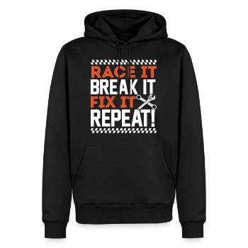 Drifting Sport Evolution - Drift fans Racing Gamin - Männer Premium Bio Hoodie - Schwarz - Vorne - Nico (187cm)