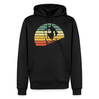 Scooter Scooter Stunt - Sweat à capuche Premium bio Homme - noir - Devant - Nico (187cm)