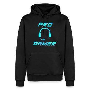 Gaming Gamer Zocker Geschenk zocken - Männer Premium Bio Hoodie - Schwarz - Vorne - Nico (187cm)