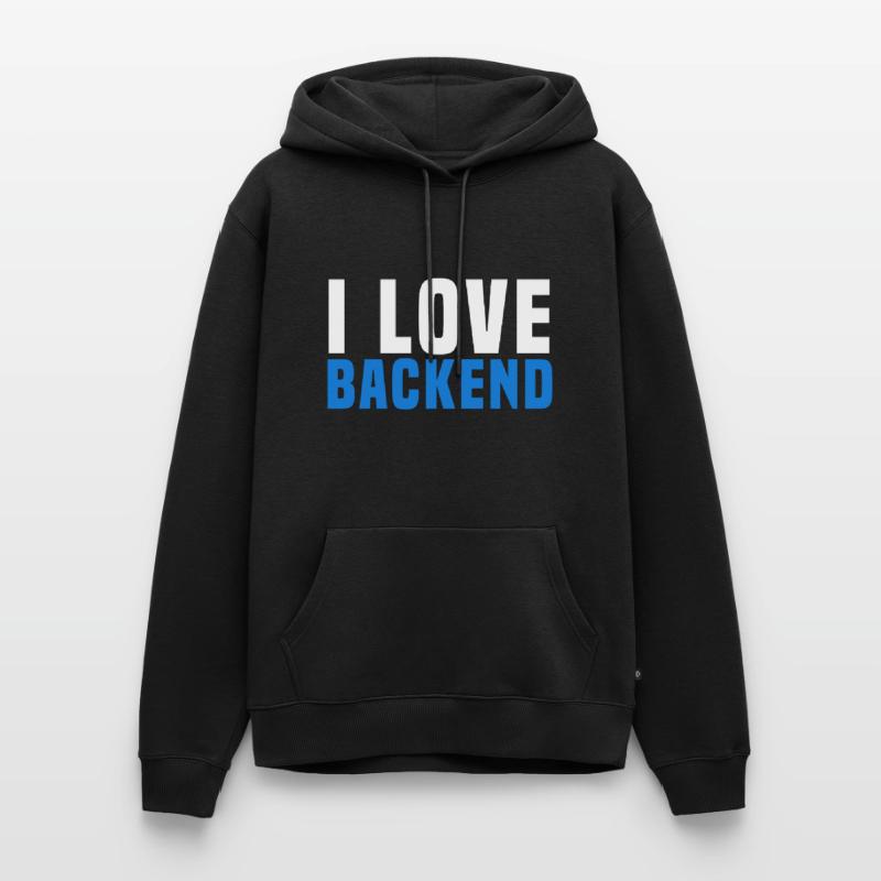 Backend programmieren Männer Premium Bio Hoodie