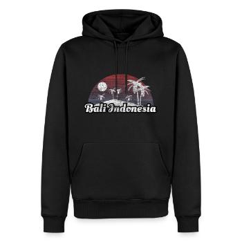 Bali Indonesien Meer Geschenkidee - Männer Premium Bio Hoodie - Schwarz - Vorne - Nico (187cm)