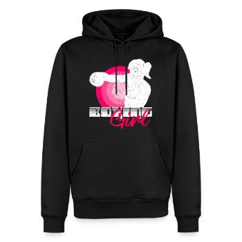 Boxing training - Men’s Premium Organic Hoodie - black - Front - Nico (187cm)