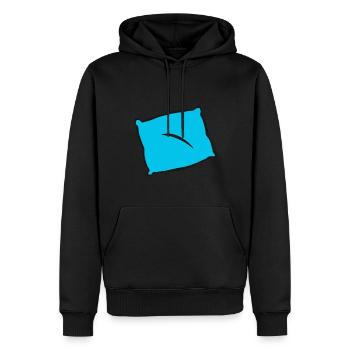 Oreillers Idées cadeaux dormir cadeau - Sweat à capuche Premium bio Homme - noir - Devant - Nico (187cm)