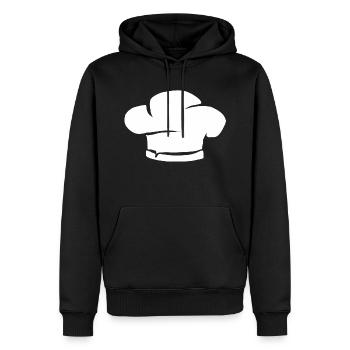 Kochen Koch Bäcker Geschenk Kochhut Köchin Backen - Männer Premium Bio Hoodie - Schwarz - Vorne - Nico (187cm)